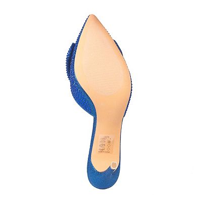 Refined mule heel