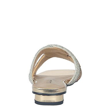 Becca Black Rhinestone Slide