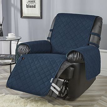 Stonecrest Heated Recliner Chair Cover, Stay in Place
