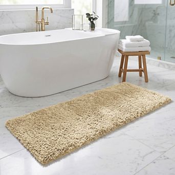 Better Trends Haven Collection Non-Slip Throw or Area Bathroom Rug