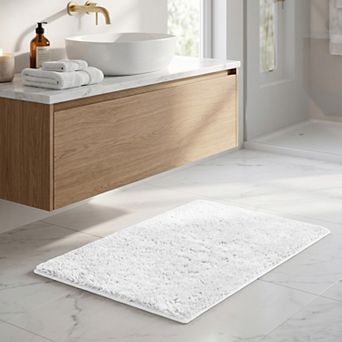 Better Trends Haven Collection Non-Slip Throw or Area Bathroom Rug