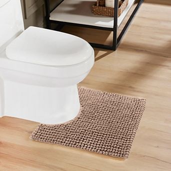Better Trends Indulgence Plush Absorbent Non-Slip Throw or Area Bathroom Rug