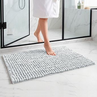 Better Trends Indulgence Plush Absorbent Non-Slip Throw or Area Bathroom Rug