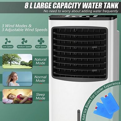 Portable Evaporative Cooler 3 In 1 Indoor Air Conditioner Fan For Home