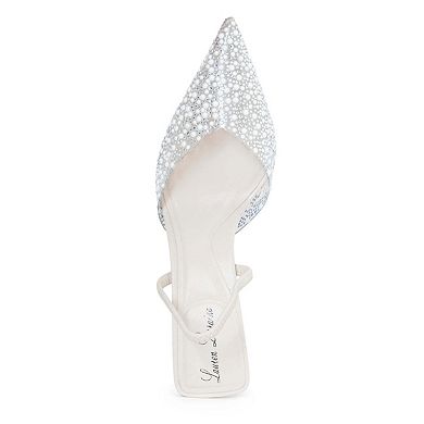 Pointed-Toe Low Heel Slingback