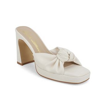Rhinestone Open-Toe High Heel