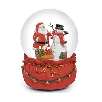 Roman Musical Dome Santa Bag & Bells Table Decor