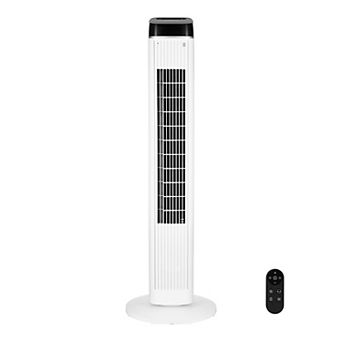 VEVOR Tower Fan, 22 ft/s Velocity Quiet Floor Fan, 70° Oscillating Fans for Indoors with 3 Speeds