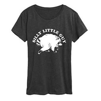 Women's "Silly Little Guy" Jimothy the Raccoon Graphic Tee