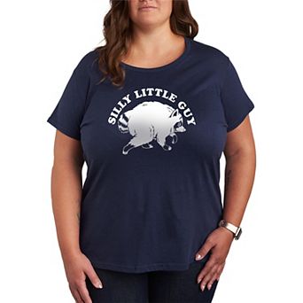 Plus Size "Silly Little Guy" Jimothy the Raccoon Graphic Tee