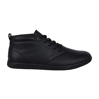 Lee Cooper Mens Finch Faux Leather Flat Chukka Boots