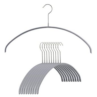 Non-slip Space Saving Clothes Hangers Durable Steel Swivel Hook Preserve Garments