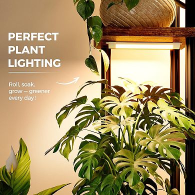 Plant Stand With Grow Light