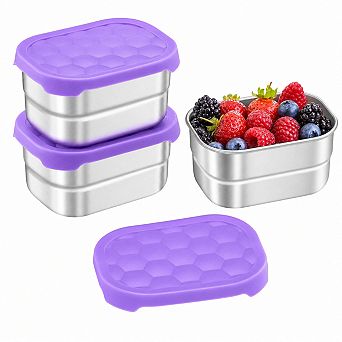 Stainless Steel Leak Proof Bento Box Portable Stackable Dishwasher Safe Food Container