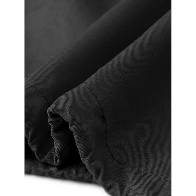 Women's Plus Size Hooded Drawstring Waist Utility Anorak Jacket Zip Up Windbreaker with Pockets