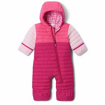 Baby Girl Columbia Powder Lite II Reversible Bunting Suit