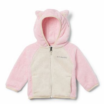 Baby Girl Columbia Sherpa Hooded Full Zip Jacket