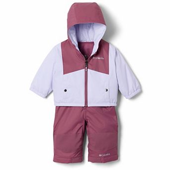 Baby Girl Columbia Double Flake II 2 pc Snowsuit Jacket and Snow Pants Set
