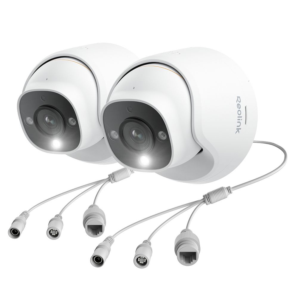 Reolink 2-Pack Wired 4K+ 12MP PoE Security Dome IP Cameras