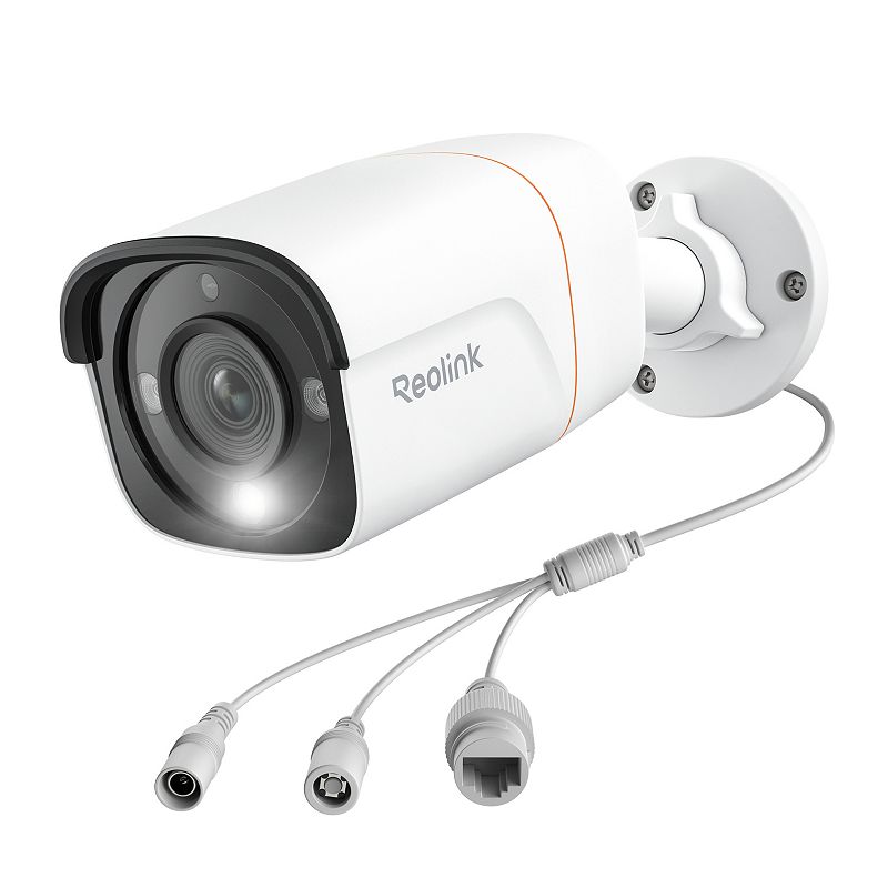 Reolink Wired 4K+ 12MP PoE Security Bullet IP Camera, White