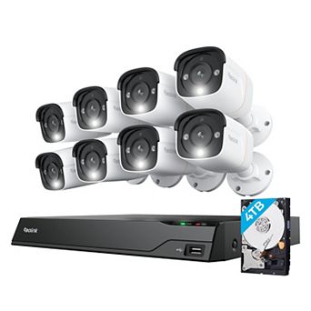Reolink 16-Channel 4K+ 12MP PoE NVR System with 8 Bullet Security Cameras