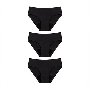 Women Heavy Flow Leakproof Period Underwear Seamless Overnight Protection 3 pk