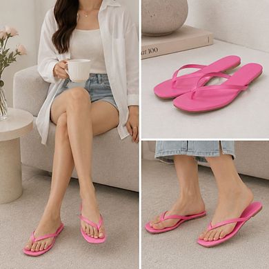 AD-Beagle2 Minimalist Thong Flip Flop Flat Sandals