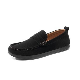 Men's Suede Penny Loafers