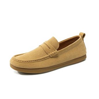 Men's Suede Penny Loafers