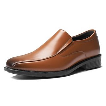 Men's Brown Slip-On Dress Shoes