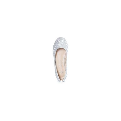 Rhinestone Ballet Slide-On