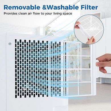 Portable Air Conditioner 10000 BTU 3 In 1 Floor AC Unit With Dehumidifier