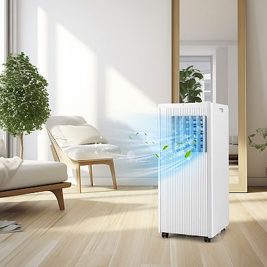 10000 BTU Portable Air Conditioner for Rooms up to 350 Sq Ft with Timer