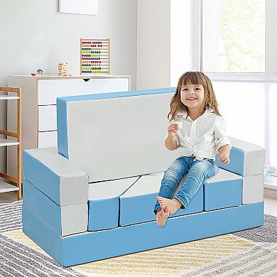 4 In 1 Foam Climber Playset for Toddlers Kids Soft Play Couch