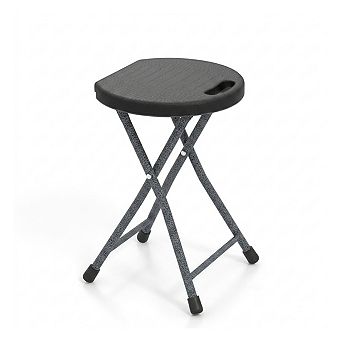Folding Stool with Built In Handle for Adults Portable HDPE Step Stool