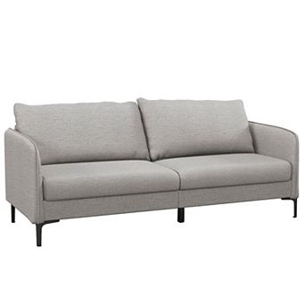 76 Inch Loveseat Sofa Couch with Metal Legs and 660 Lb Capacity