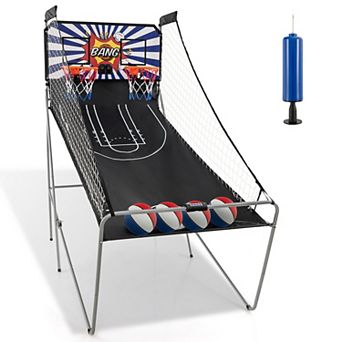 Dual Shot Basketball Arcade Game with Electronic Scoring and 8 Game Modes