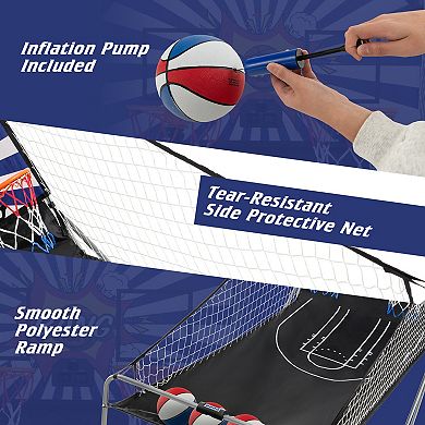 Dual Shot Basketball Arcade Game with Electronic Scoring and 8 Game Modes