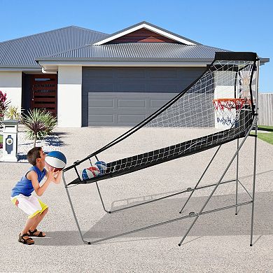 Dual Shot Basketball Arcade Game with Electronic Scoring and 8 Game Modes