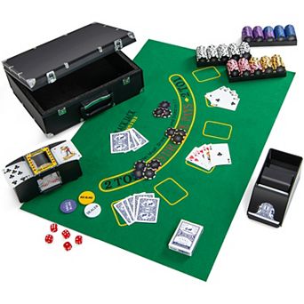 300 pc Poker Chip Set with 14 Gram Chips and Aluminum Case