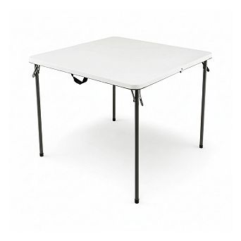 Folding Camping Table with HDPE Top and 330 Lb Steel Frame