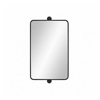 Pivot Rectangle Wall Mirror With Shatterproof Silver Glass