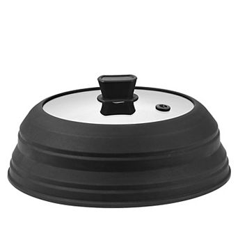 YIORTWO 10.8 Inch Collapsible Microwave Splatter Cover for Kitchen and Microwave Use