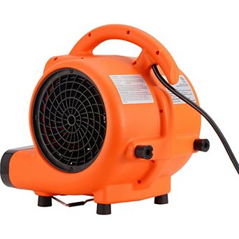 YIORTWO Portable Air Mover Floor Blower Three Speed 1000 CFM Carpet Dryer Fan