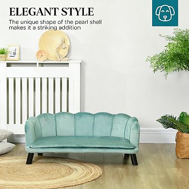 IFMALL Spacious Pet Sofa Bed with Decorative Backrest for Medium and Large Dogs