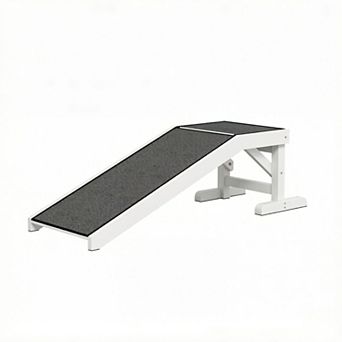 IFMALL Sturdy Wooden Pet Ramp for Easy Access to Furniture and Vehicles