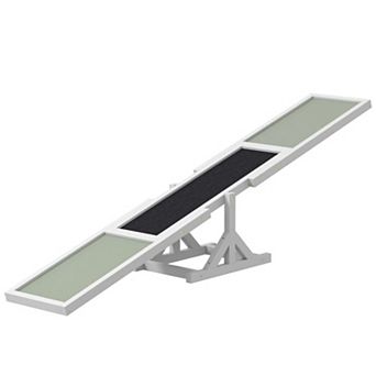IFMALL Wooden Dog Agility Seesaw for Training and Physical Exercise