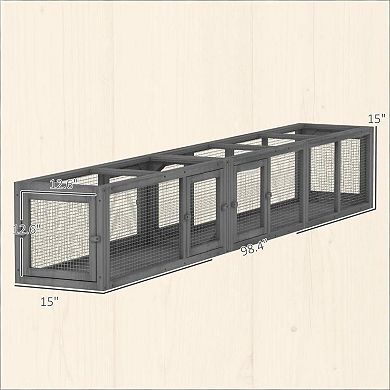 IFMALL Modular Outdoor Pet Play Tunnel with Multiple Entry Points