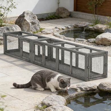 IFMALL Modular Outdoor Pet Play Tunnel with Multiple Entry Points