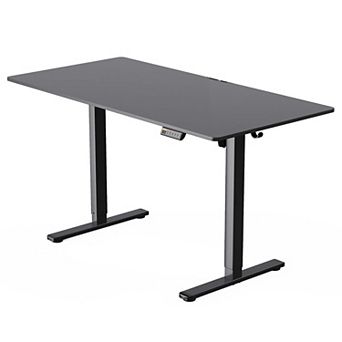 55"x28" Electric Desk, 3 Height Presets, Child Lock, Home/Office Workstation